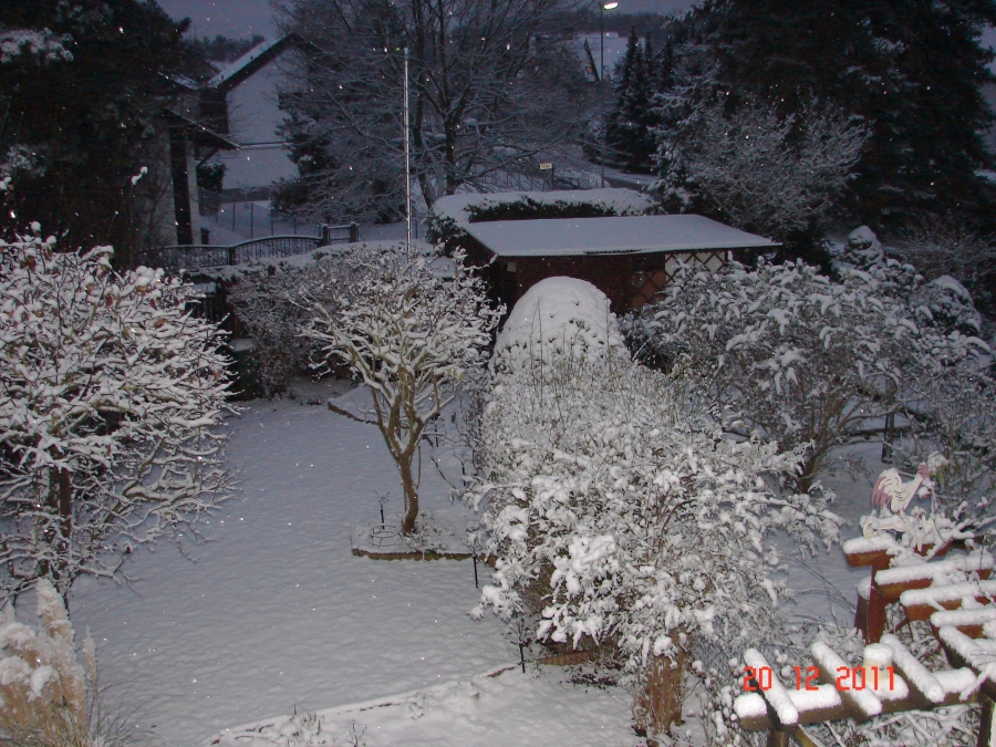 Erster Schnee Winter 2011/2012